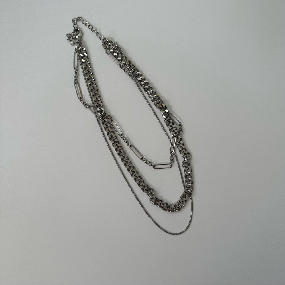Torrid Layered Silver Necklace